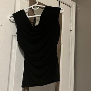 Black short sleeve blouse size small